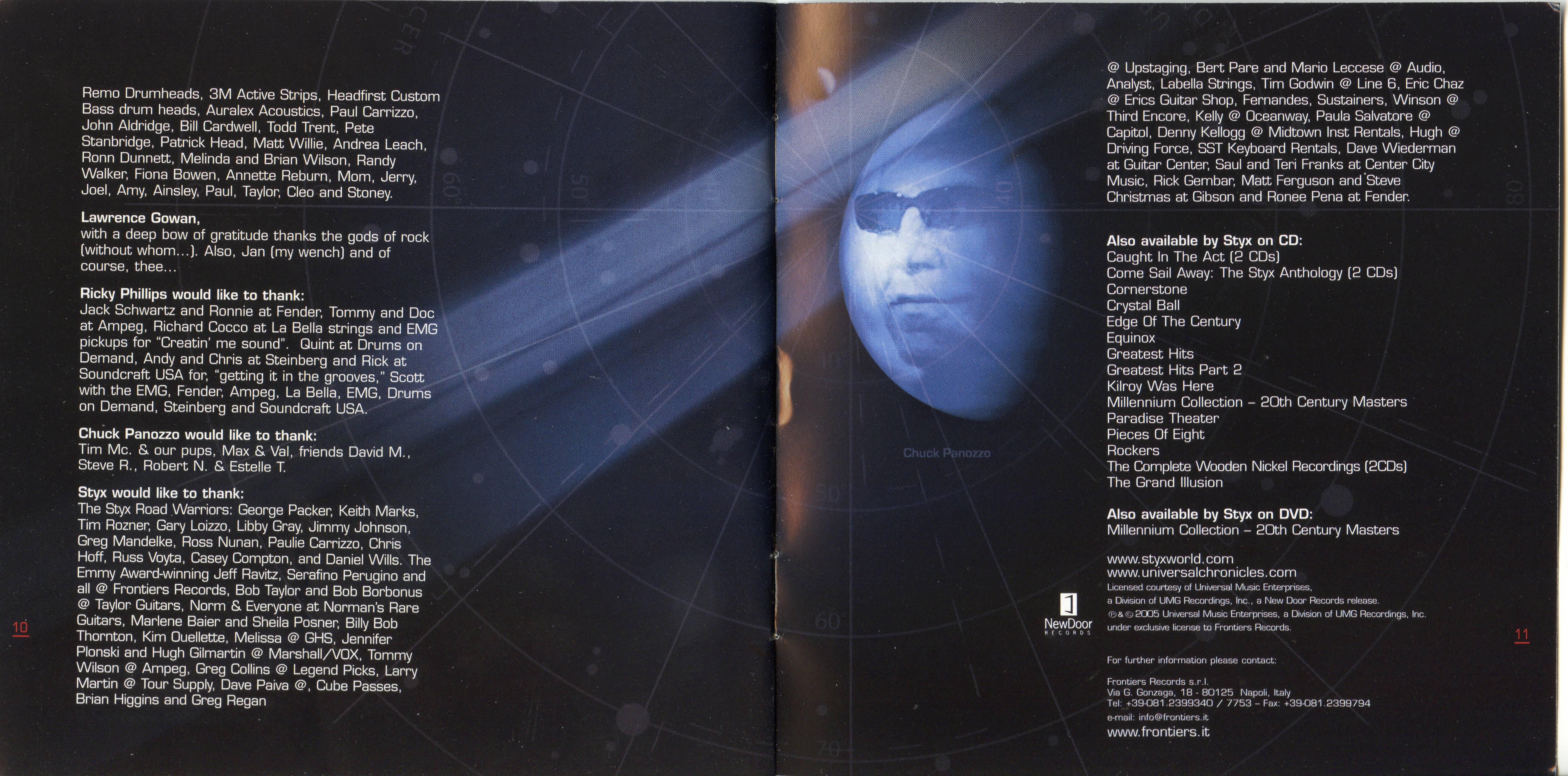 Styx  Big Bang Theory : Booklet5